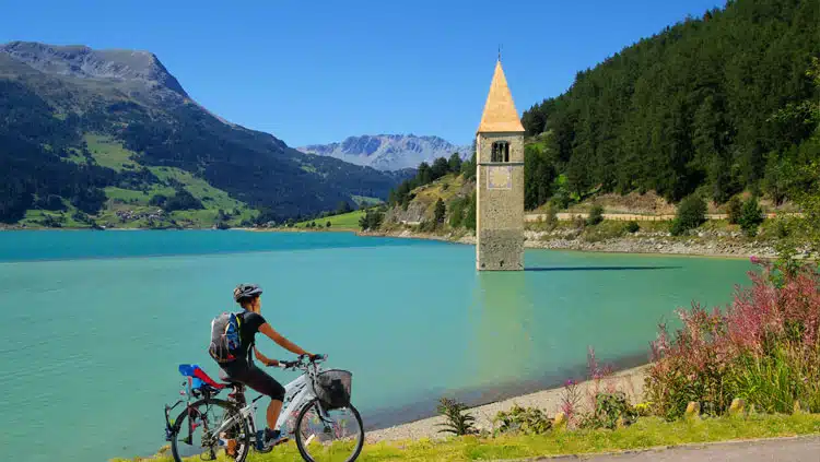 Lake Reschen South Tyrol