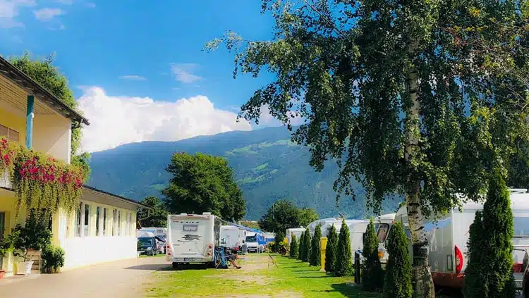 Camping South Tyrol sunny